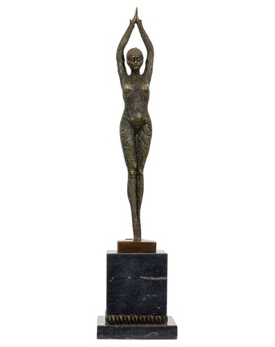 Sculpture bronze danseuse - bronze,