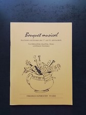 PARTITION Bouquet musical (suites et sonate du 17 et 18è siecles) flute et piano