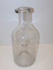 -BOUTEILLE VERRE Soufflé XIXe