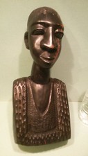 Sculpture ancienne buste bois