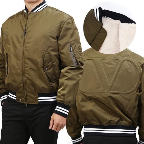 Valentino veste bomber logo - valentino,