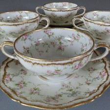 4 Antique HAVILAND Porcelain