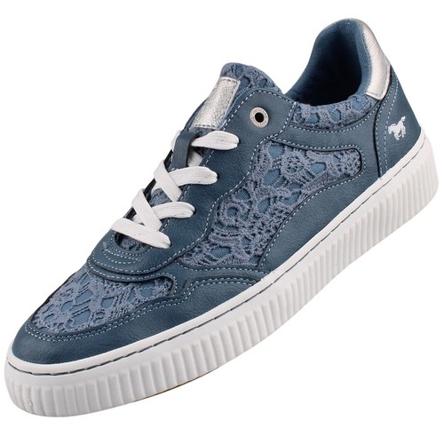 Mustang baskets femme bleu - baskets,
