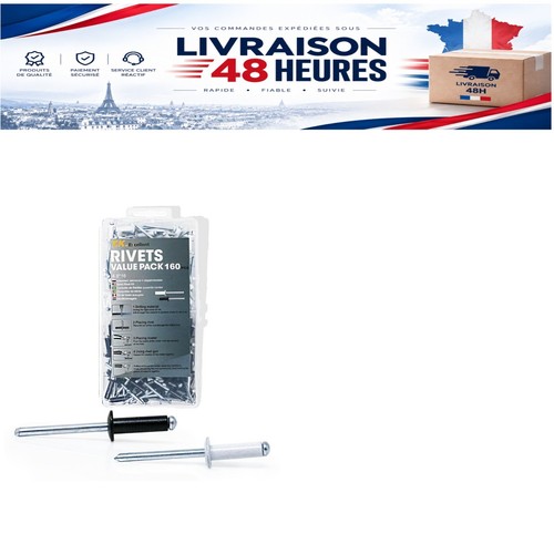 Rivets pop acier aluminium