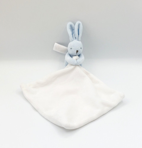 Doudou peluche lapin - , bleu