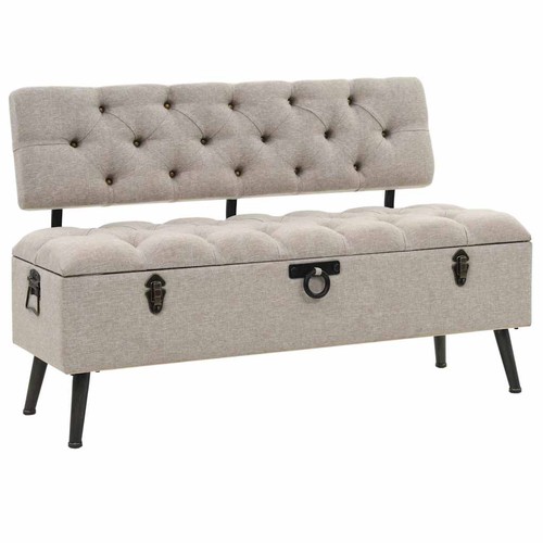 Banc rangement avec dossier - banc,