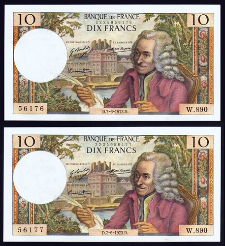 Billet france 10 francs - 10,