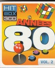 Hit box 3 CD années 80 vol 2 - 48 titres - Hallyday, Mauranne, Bashung, I Cara..