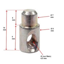 Téton de tendeur de chaine