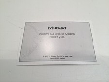 CARTE ÉVÉNEMENT OBSERVE PAR