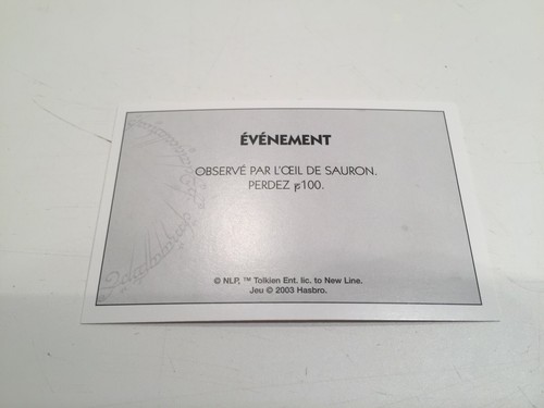 Carte événement observe par - ÉvÉnement,
