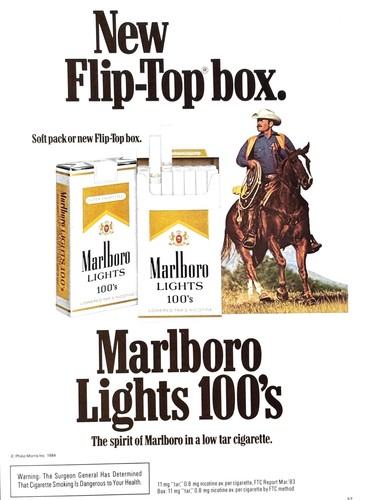1984 marlboro light - light's, 100