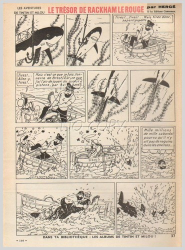 1963 tintin trésor de - 1963,