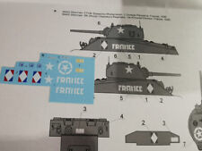 Décalcomanies maquettes char