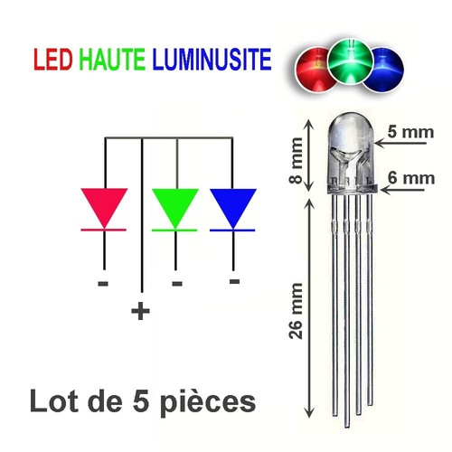 Lot diodes led - led, 3