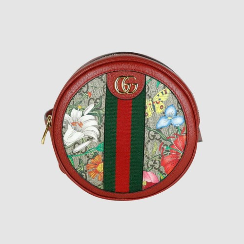 Gucci sac dos rond - gucci, floral