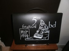 FRANK LE GALL Théodore Poussin MALLETTE PUB 5°FESTIVAL BD SOLLIES-VILLE 1993+2CP