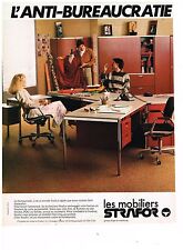 PUBLICITE ADVERTISING  054  1978  STRAFOR  mobilier bureau