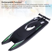 Jouet De Bateau électrique Enfant Télécommandée à Télécommande Rechargeable Pour