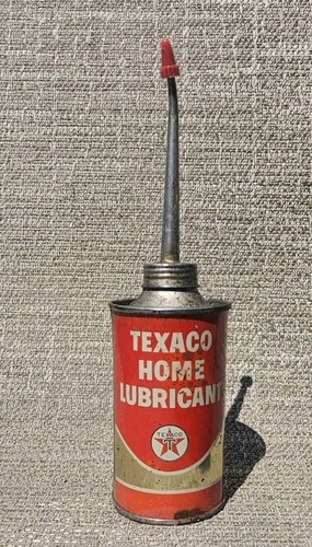 Vintage texaco lubricant - vintage, metal