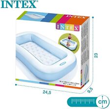 Piscine Gonflable patogeoire Enfant  INTEX rectangulaire jeux eau Jardin extérie