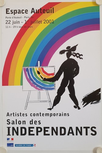 Affiche artistes contemporains - affiche,