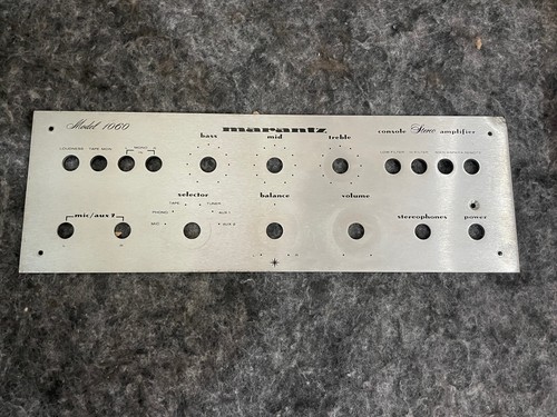 Marantz 1060 silver faceplate - 1060,
