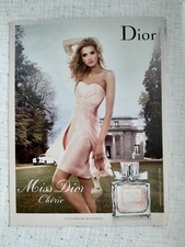 Publicité papier Parfum. Perfume Ad  C. Dior Miss Dior Chérie de 2008