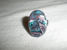 Bague en fimo pate polymère