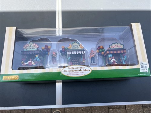 Lemax carnival kiosks table - lemax,
