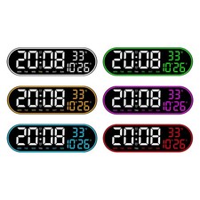 Horloge murale LED, horloge