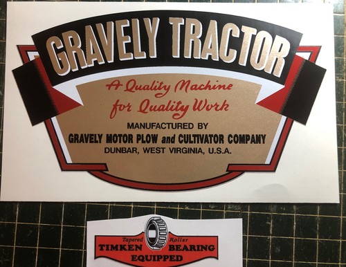 Gravely tractor and - and, l