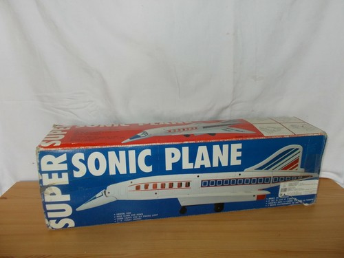 Vintage jouet avion concorde - vintage,