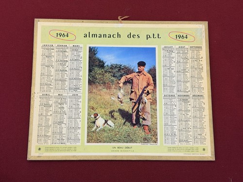Calendrier ancien almanach - calendrier,