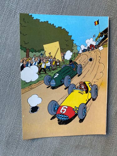 Franquin spirou carte postale - franquin,