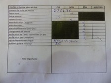 Boite de vitesses PEUGEOT 206 PHASE 1 2222NC