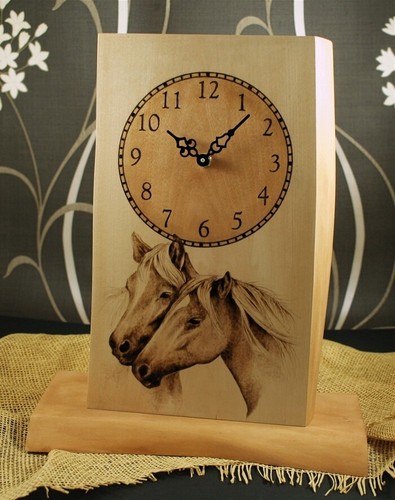 Horloge bureau bois - horloge, de