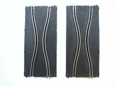 2 Rails pour circuit de voiture électrique Jouef 2ème génération ref 312 noir 