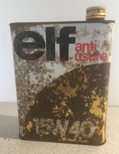 Ancien bidon elf anti usure - elf,