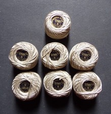 § 7 bobines coton perlé DMC