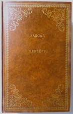 PENSEES , BLAISE PASCAL 