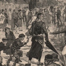 A l'exposition - Ouvriers