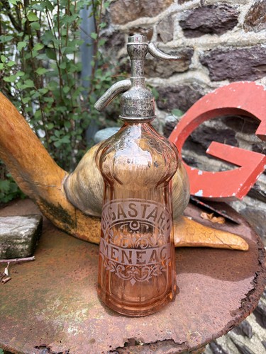 Ancien siphon rose marquise - ancien,