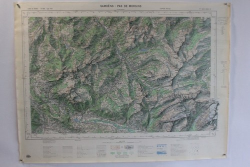 Ancienne carte ign - carte, samoëns