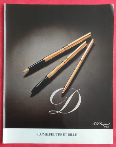 Publicité presse stylo - de, presse: