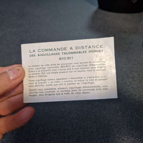Hornby france notice pour - france,