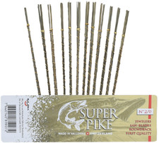 12 lames Super Pike / Vallorbe  scie bocfil horloger modélisme bijoutier 2/0 