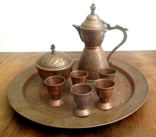 Ancien service café oriental - ancien,