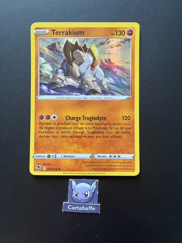 Carte pokémon terrakium - carte,