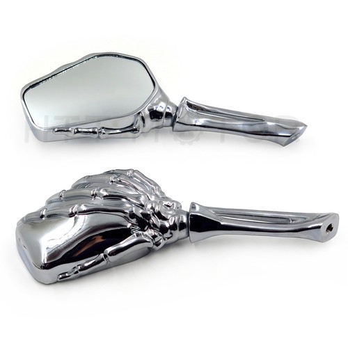 Moto chrome tête mort - moto,